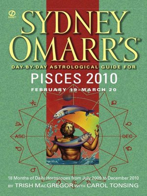 cover image of Sydney Omarr's Day-By-Day Astrological Guide for the Year 2010